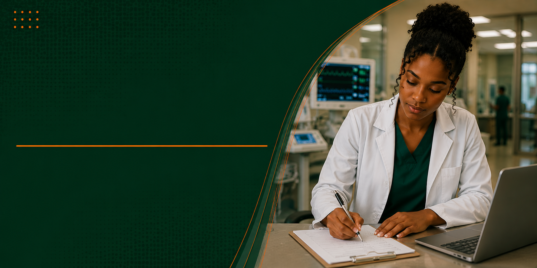 FAMU student on internship in lab coat